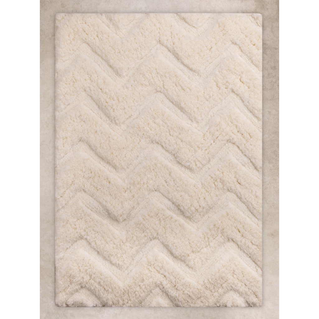 Vantaa Ivory Bath Mat