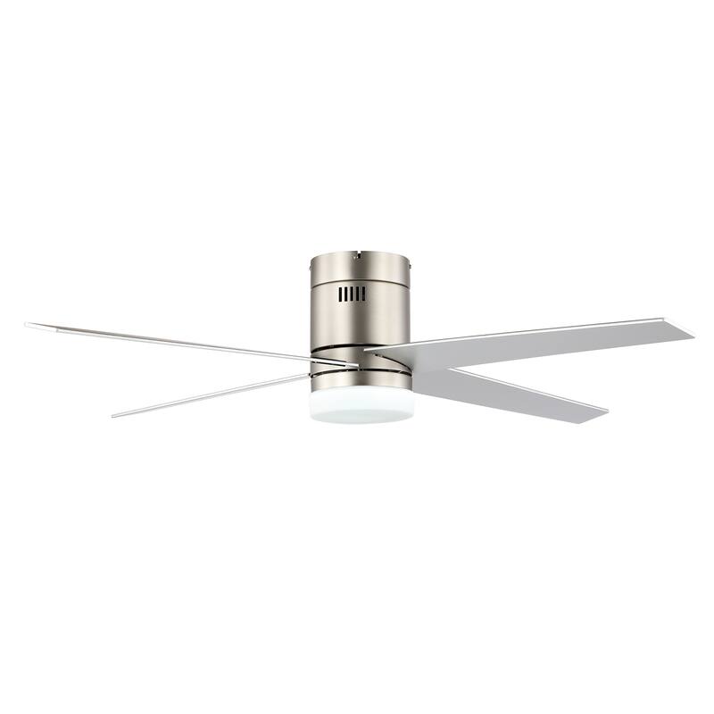WINGBO 52 inch Indoor Hugger Ceiling Fan with LED Light & Remote...