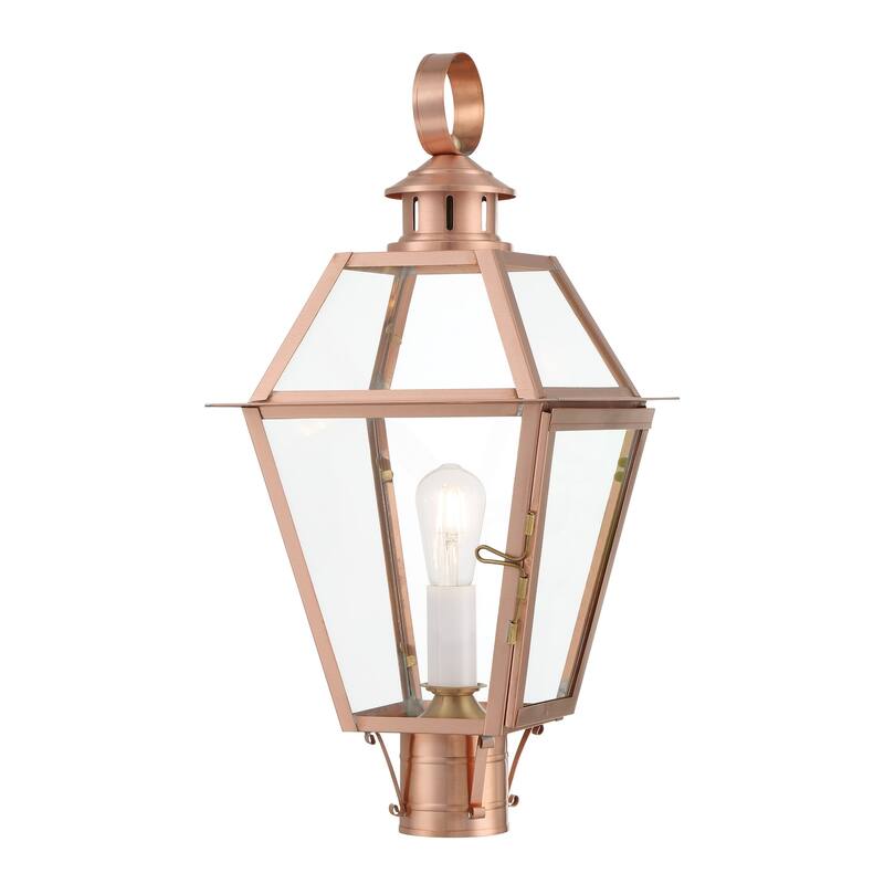 Elk Home Olde Colony Outdoor Post Light - Copper