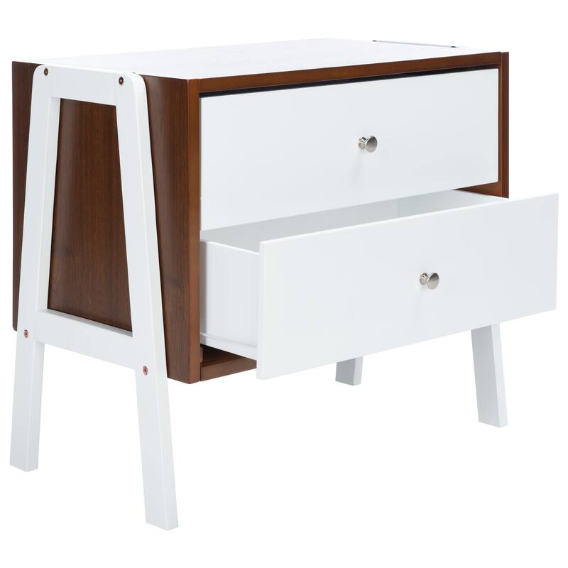 SAFAVIEH Jasmyn 2-Drawer Accent Table Nightstand
