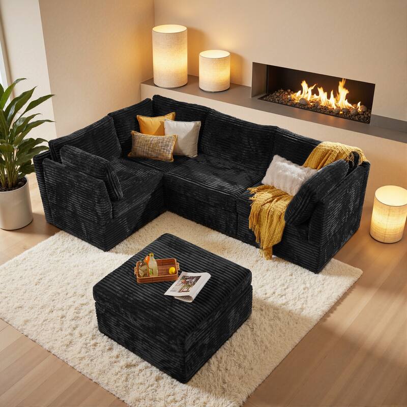 OVIOS Modular Cloud-Like Sofa (with Ottoman)