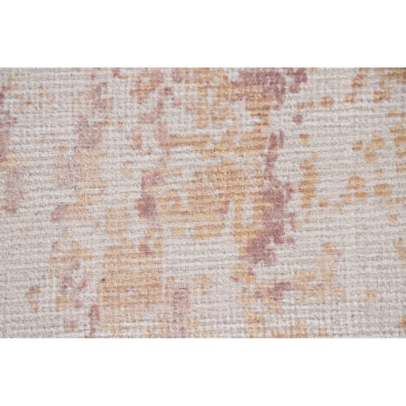 Modern Abstract Rug Handmade Living Room Wool Carpet - 7'11"x 9'10"