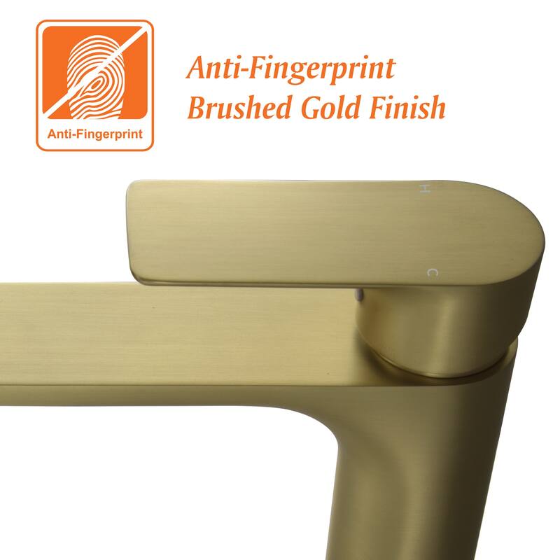 Modern High Arc Single Handle Bathroom Faucet