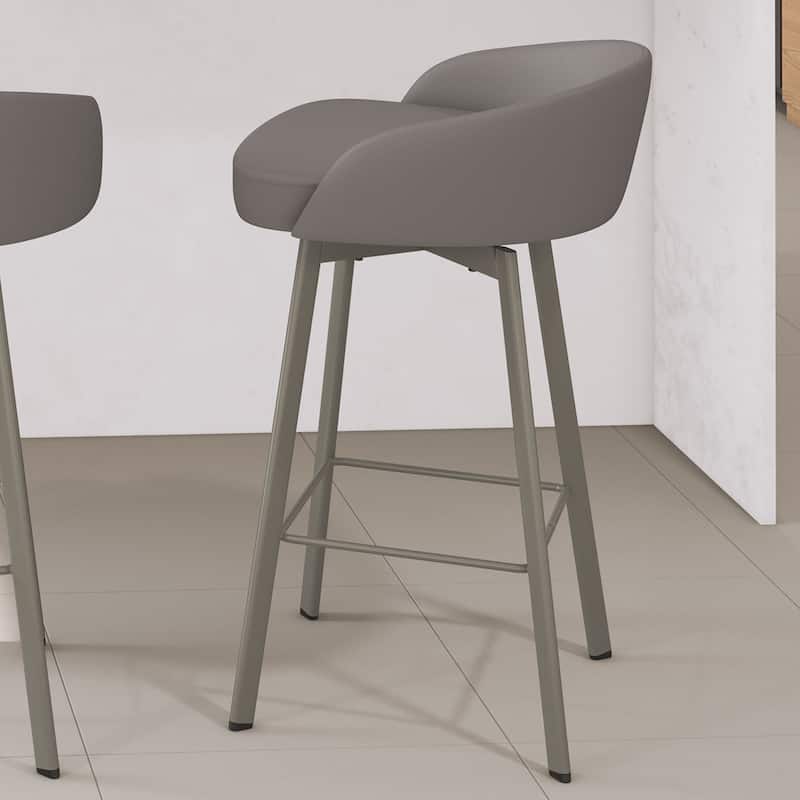 Amisco Cruz Swivel Counter and Bar Stool