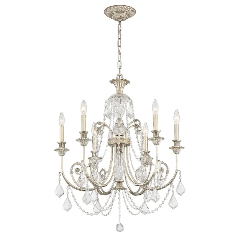 Crystorama Lighting Group Regis 6 Light 26" Wide Chandelier with Clear