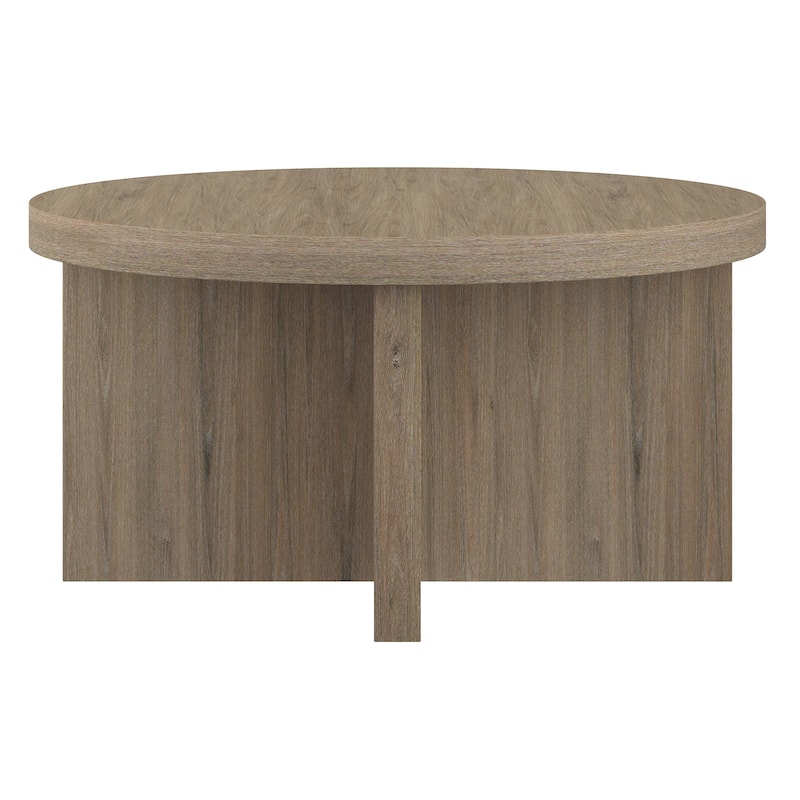 Elna 33" Wide Round Coffee Table - 33" Wide