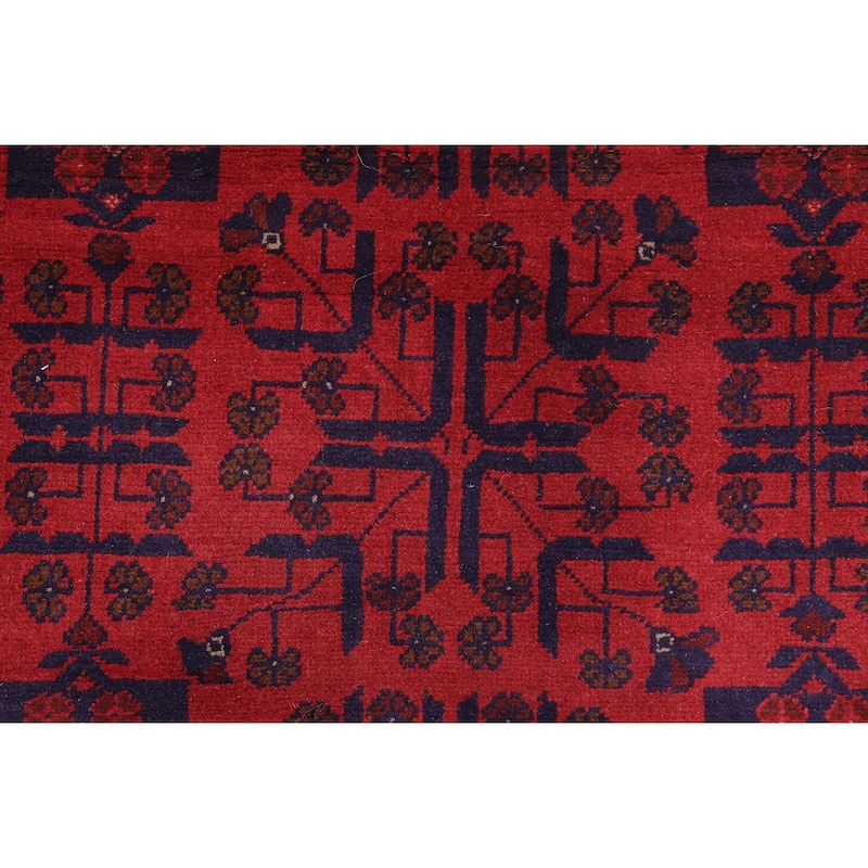 Vintage Biljik Khal Mohammadi Parker Red/Blue Rug - 4'10'' x 6'3''