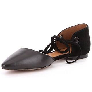 coach pointed toe flats