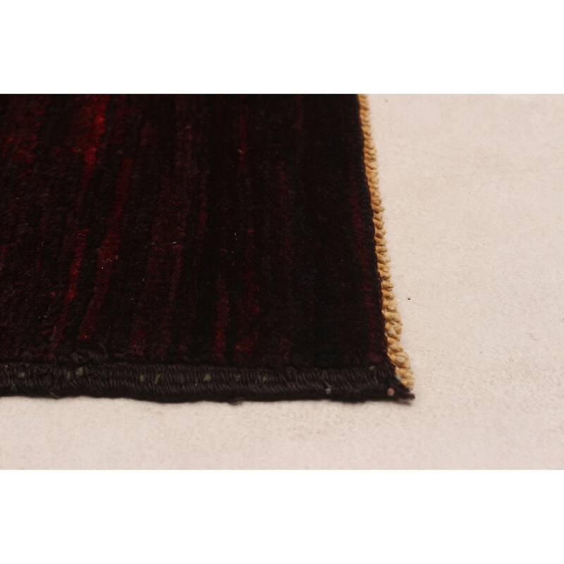 ECARPETGALLERY Hand-knotted Finest Peshawar Ziegler Burgundy Wool Rug - 7'5 x 9'6