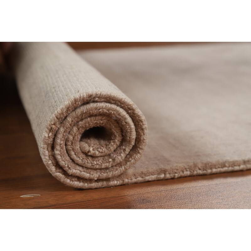 Modern Gabbeh Indian Foyer Rug Handmade Silk Carpet - 2'10"x 4'11"