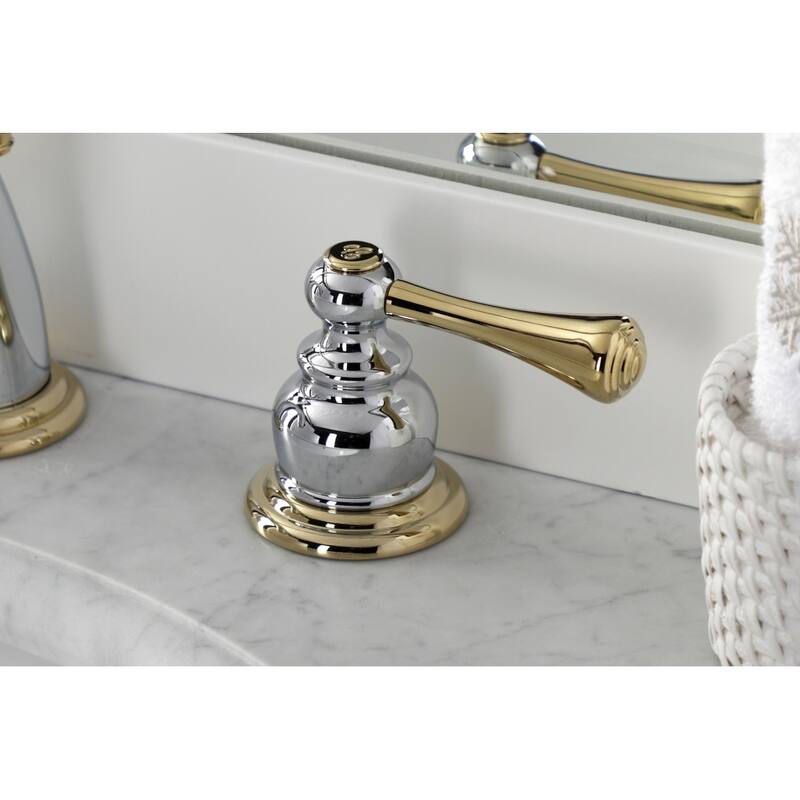 Vintage Deck Mount Widespread Bathroom Faucet
