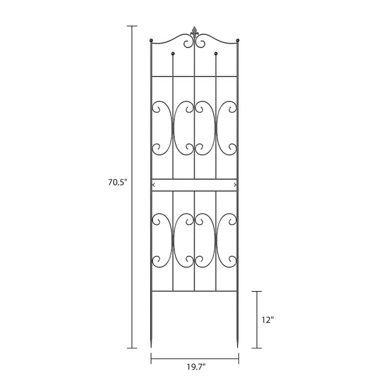 70.5x19.7inch Animal Barrier Fence Decorative Garden Fencing