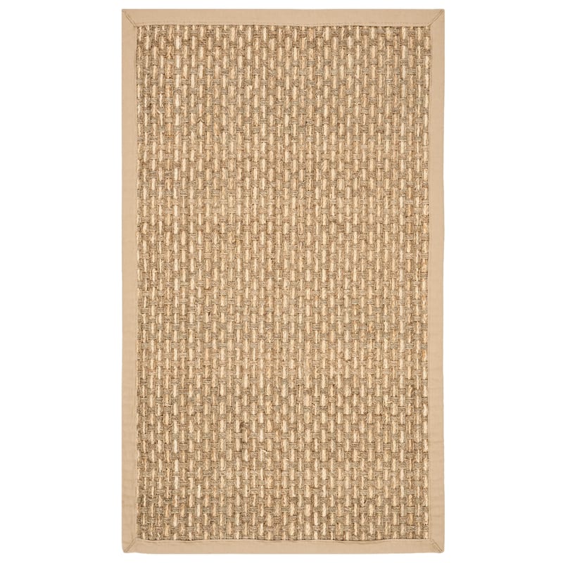 SAFAVIEH Stas Beige Seagrass Area Rug