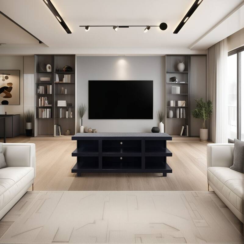 Laurel Canyon 64 inch TV Stand for TVs up to 70 inches, No Assembly Required, Clove Finish