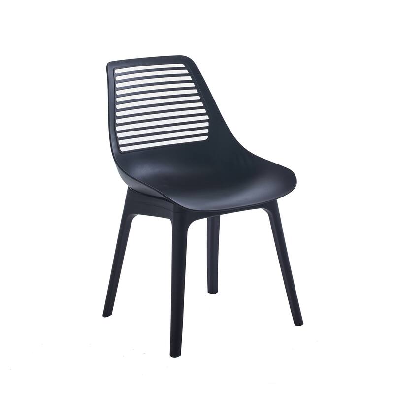 Porthos Home Moe Dining Chairs Set of 2, Sturdy Plastic Shell And Legs