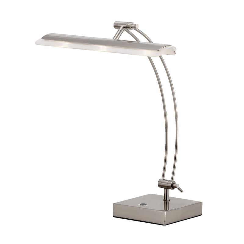 Adesso Esquire LED Desk Lamp - Brushed Steel