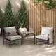 Option Black & Gold 3-Piece Patio Set
