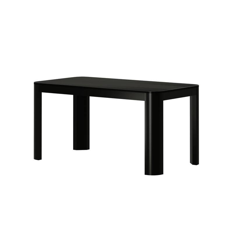 Plank and Beam Contour Solid Wood Dining Table - 60"