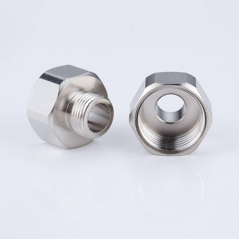 WOWOW 1/2 in. to 3/8 in. copper Water Hose Adapter