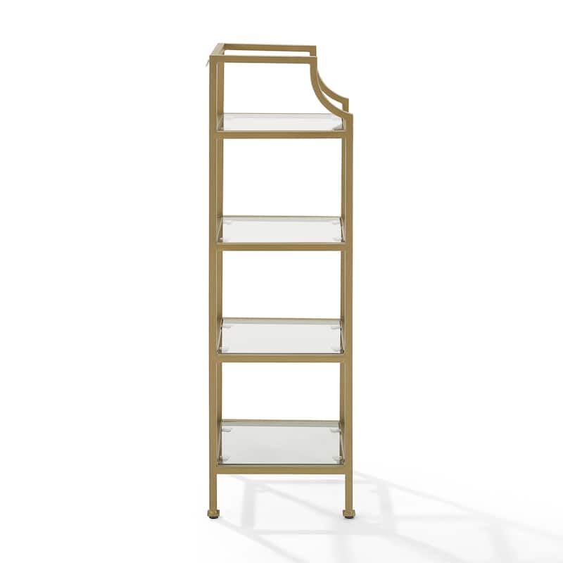 Crosley Aimee Short Etagere - 12.5"W x 12.5"D x 40"H