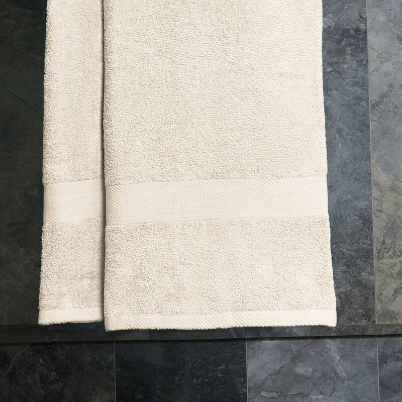 Deluxe 2-Piece 100 Cotton Bath Sheet