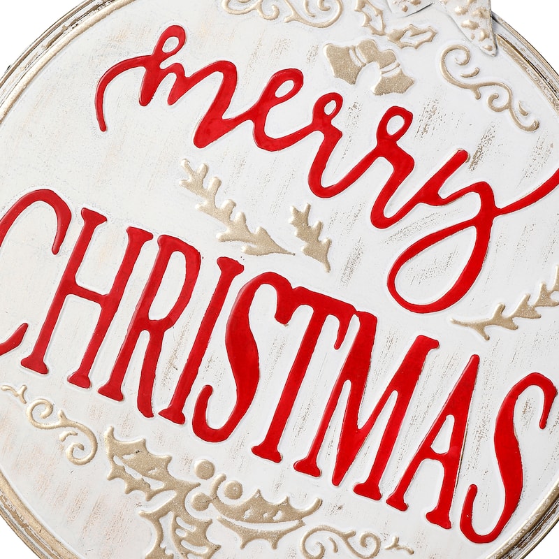 24" Metal "Merry Christmas " Sign