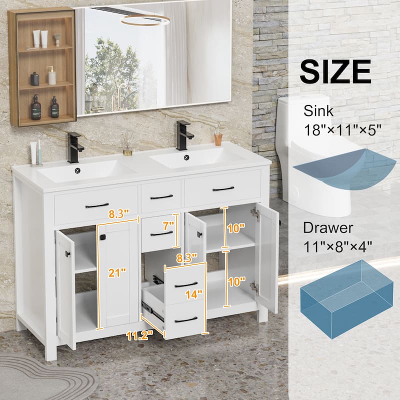 Sink Bathroom Vanity with Counter top Set