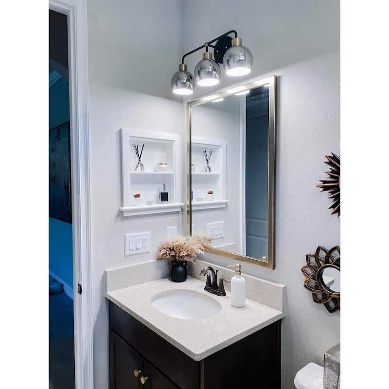 Frame My Mirror Champagne Bronze Framed Mirror, Ellis Design