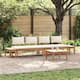 Option brown and dark gray 2x bench + 2x chair + Table