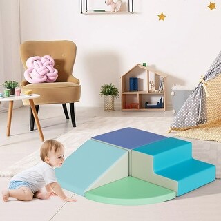 4pcs Foam Climbing Blocks Baby Toddlers Indoor Climb Foam Play