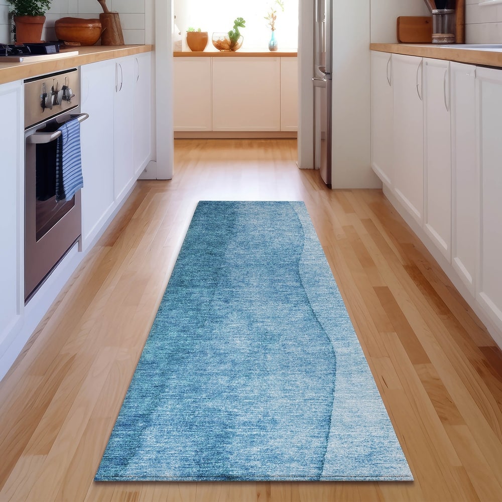 Premium Washable Super Soft Ombre Stripes Mayfield Rug