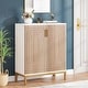 preview thumbnail 13 of 16, 20 Pairs Entryway Shoe Storage Cabinet Storage Organizer for Closet White and brown