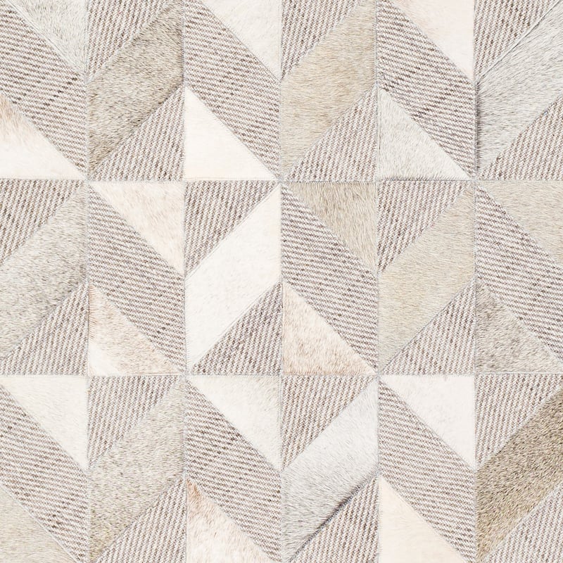 Surya Medina Modern Hair-on-hide Leather Area Rug