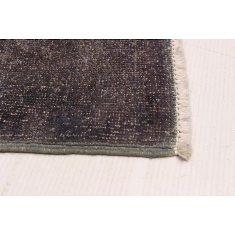 ECARPETGALLERY Hand-knotted Vibrance Grey Wool Rug - 8'0 x 9'5