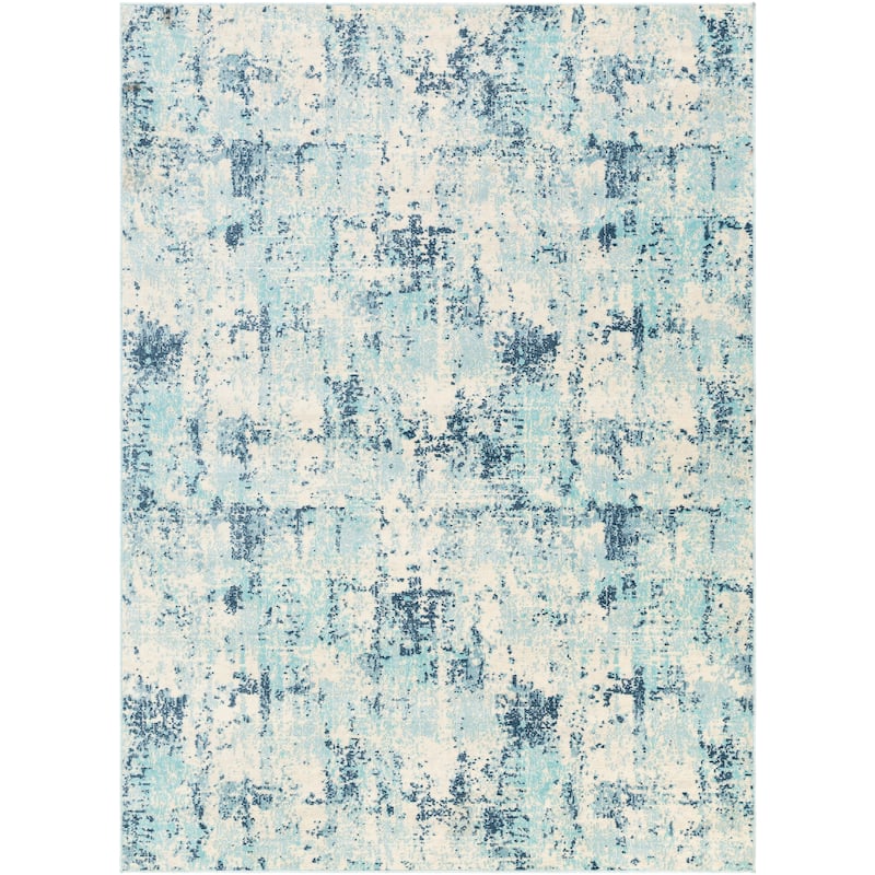 Livabliss Jamil Indoor / Outdoor Abstract Color Block Area Rug