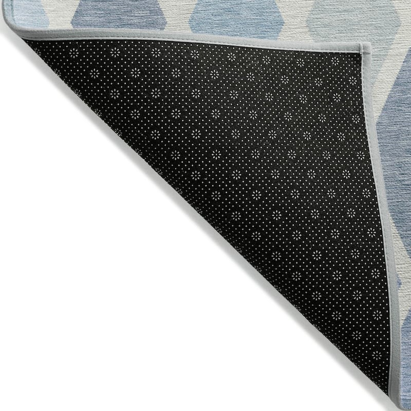 Machine Washable Indoor/ Outdoor Chantille Prism Diamond Rug
