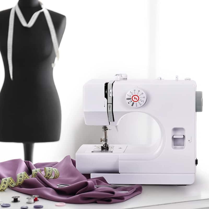 Kids Sewing Machine with 12 Built-In Stitches, Foot Pedal - On Sale ...