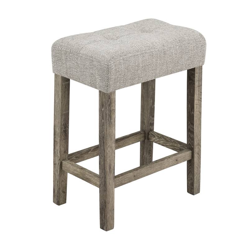 Roomfitters 4-Piece Bar Table Set with Power Outlet, Industrial Counter Height Dining Table with Stools for Kitchen