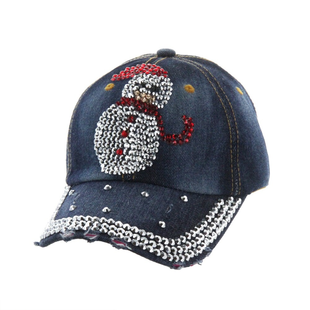 snowman baseball cap