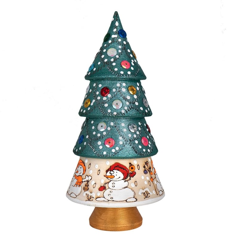 STP Goods Christmas Tree Nesting Figurine Set f 3