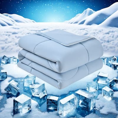 Double-Sided Cooling Comforter for Hot Sleepers