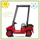 preview thumbnail 19 of 26, Ride-On Golf Cart for Kids, 12V Electric Car with Remote Control, Detachable Roof, Big Seat, Lights & Music, for Boys & Girls