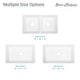 preview thumbnail 11 of 10, Delice 30 x 18 Ceramic, Farmhouse Kitchen Sink - 30" x 18"