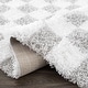 preview thumbnail 8 of 82, Hauteloom Atira Living Room, Bedroom Area Rug - Contemporary - Plush Pile - Light Gray,Cream - 7'10" x 10'3"