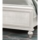 preview thumbnail 4 of 3, Ginger King Size LED Bed made with Wood in White
