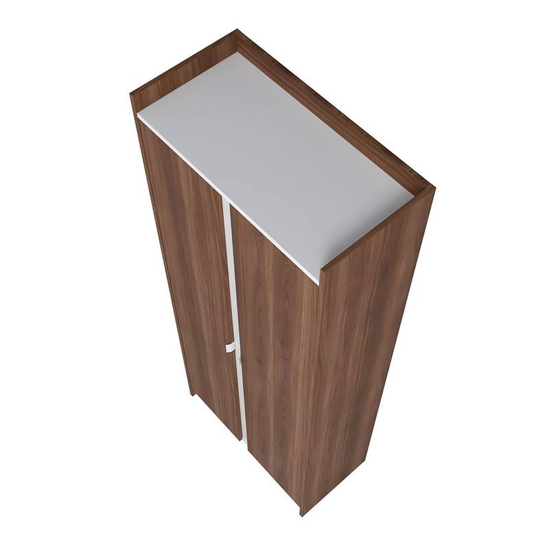 Manhattan Comfort Mid-Century Ratzer 11 Shelf Storage Cabinet