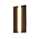 preview thumbnail 6 of 10, 11.8" Modern Walnut Wooden Pine Panels Integrated 3000K LED Wall Sconce for Hallway, Bedroom & Living Room
