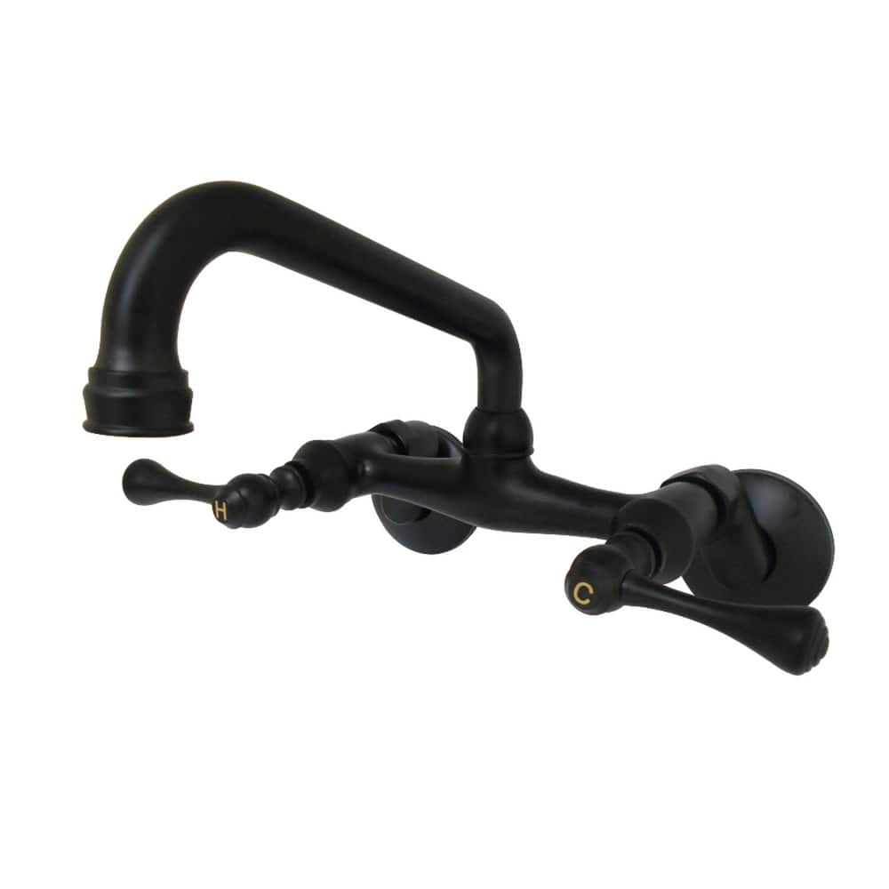Kingston Brass Kingston 1.8 GPM Wall Mounted Bridge Kitchen Faucet