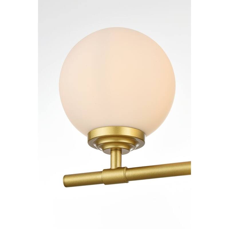 Ash 1 Light Black and Frosted White Bath Sconce