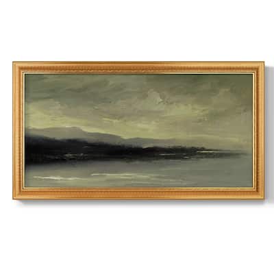 Coastal Dawn Premium Framed Canvas- Ready to Hang